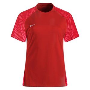 Nike Dri-FIT Strike 2 Soccer Jersey Red Crimson CW3555-657 Womens Size Medium